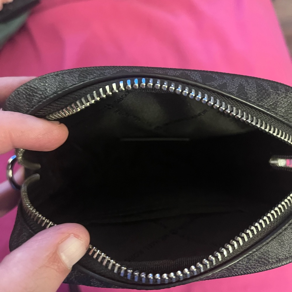 Michael Kors Black Logo Messenger Bag - Picture 2 of 4